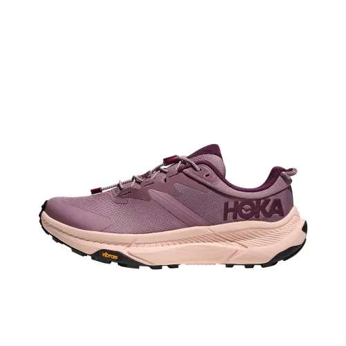HOKA ONE ONE Transport Cushioned Slip-Resistant Abrasion-Resistant Low-Top Outdoor Shoes Women's Purple