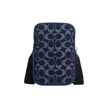 COACH Denim Shoulder Bag, Crossbody Bag Trumpets Men's Levi's & Dark Blue