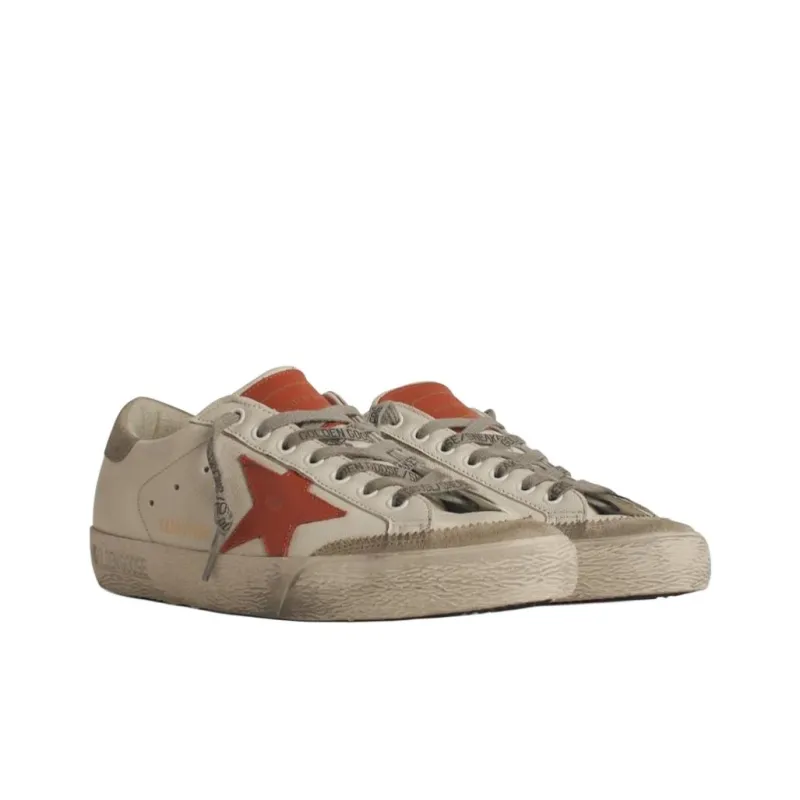 Golden Goose Low-Top Skateboard Shoes Men's Beige-2