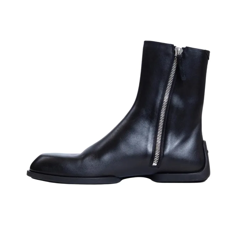 JIL SANDER Ankle Boots Men's Black-2