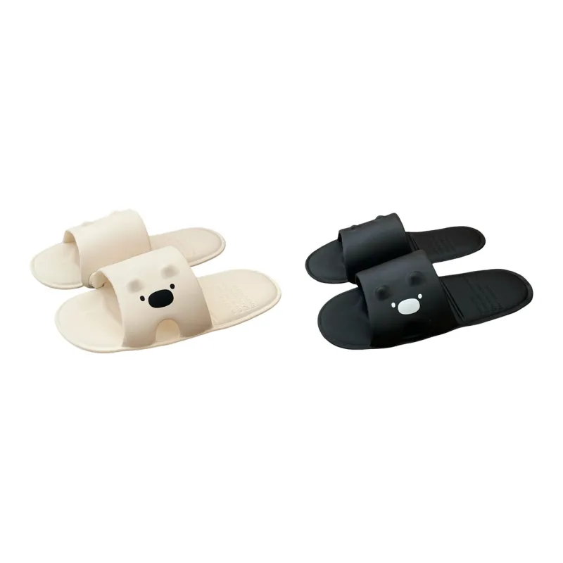 SHIGUDE Home Slippers Unisex, Black-0