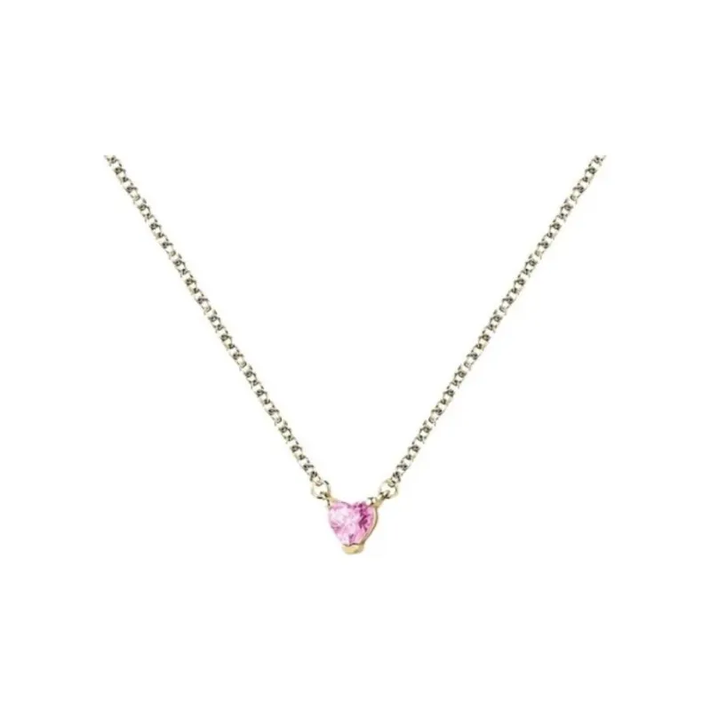 CHIARA FERRAGNI Gold Plated Necklaces Women's Pink-0