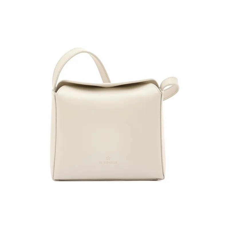 Il Bisonte Cow Leather Crossbody Bag, Shoulder Bag Women's Beige-0