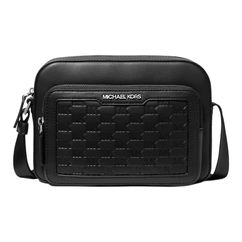 MICHAEL KORS Polyurethane Shoulder Bag, Crossbody Bag Men's Black-0