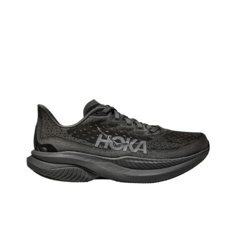 HOKA ONE ONE MACH 6 Slip Resistant Low Top Running Shoes Women's Black-1