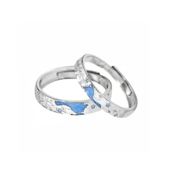 MAGICPOLE 925 Sterling Silver Rings Unisex Silver