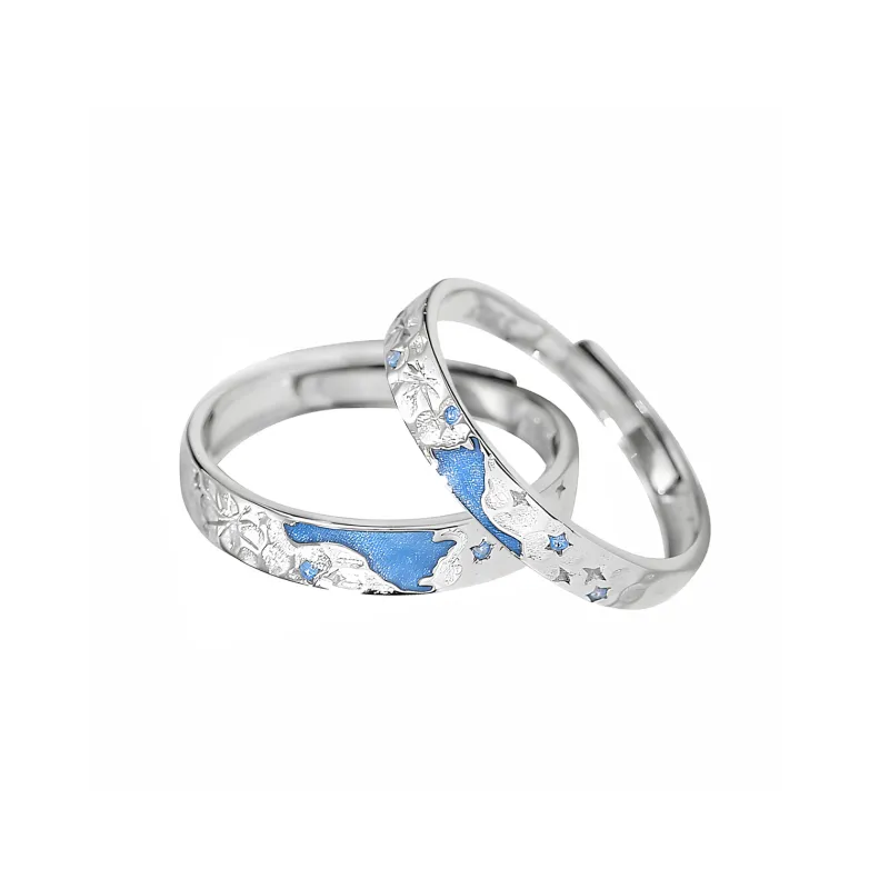 MAGICPOLE 925 Sterling Silver Rings Unisex Silver-2