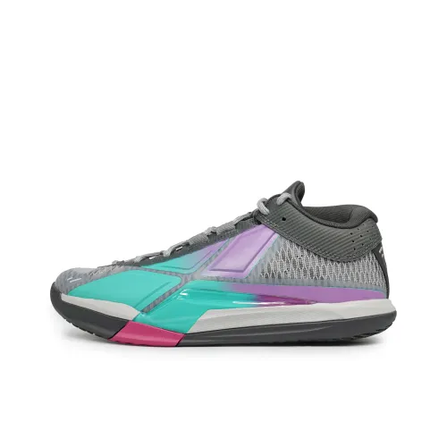 Serious Player Only Game1 MID Cushioned Slip Resistant Abrasion Resistant Low Top Basketball Shoes Men's Wild Dove Gray