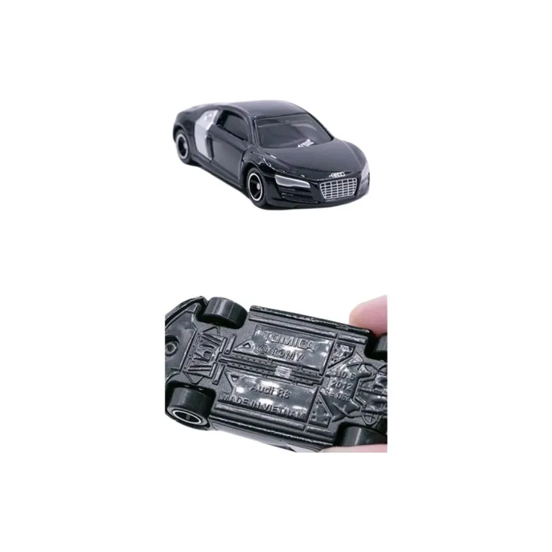 TAKARA TOMY Black Size 6 Audi R8 Coupe Alloy Car Assembled Models-3