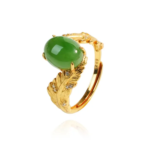 CUIYOUSHIJIA Hetian Jade Jasper Women's
