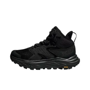 HOKA ONE ONE Anacapa 2 Slip Resistant High Top Hiking Shoes Men's Black 2E Width
