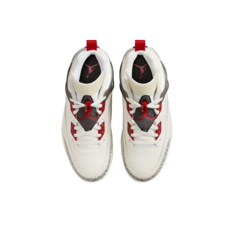 JORDAN Spizike Low Sail Anthracite Coconut Milk Varsity Red-3