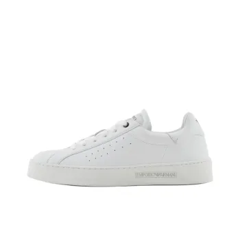 EMPORIO ARMANI Low Top Skateboard Shoes Women's White