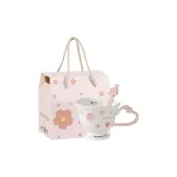 Style A White-Cherry Blossom Stemmed Glass