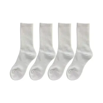 UZPO Knee High Socks Unisex 4 Pack