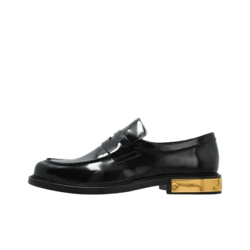MOSCHINO Stacked Heel Loafers