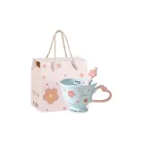 Style D Blue-Cherry Blossom Stemmed Glass