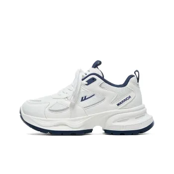 Warrior Small White Shoes Wear-Resistant Breathable Slip-Resistant Low-Top Chunky Sneakers Women's