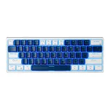 White Blue Double Multicolor
