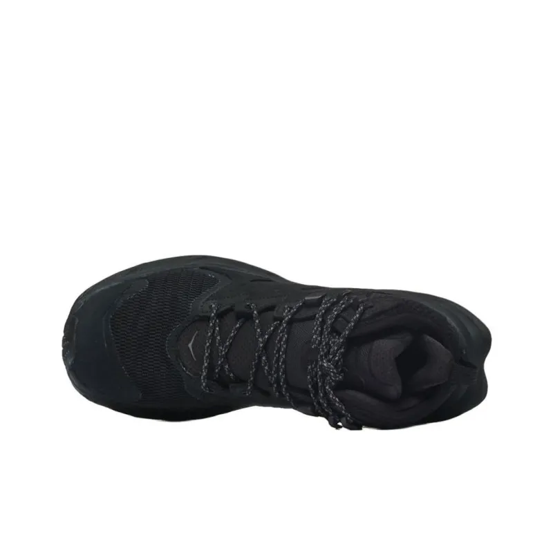 HOKA ONE ONE Anacapa 2 Slip Resistant High Top Hiking Shoes Men's Black 2E Width-2