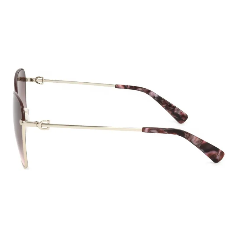 LONGCHAMP Metal Cat Eye Sunglasses Women's Gold-2