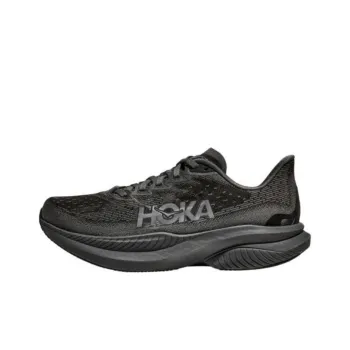 HOKA ONE ONE MACH 6 Slip Resistant Low Top Running Shoes Women's Black