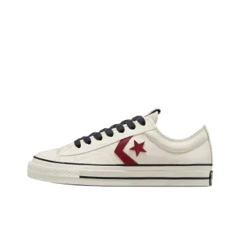 Converse Star Player 76 Cushioning, Wear Resistant Low Top Skateboard Shoes Unisex White Red