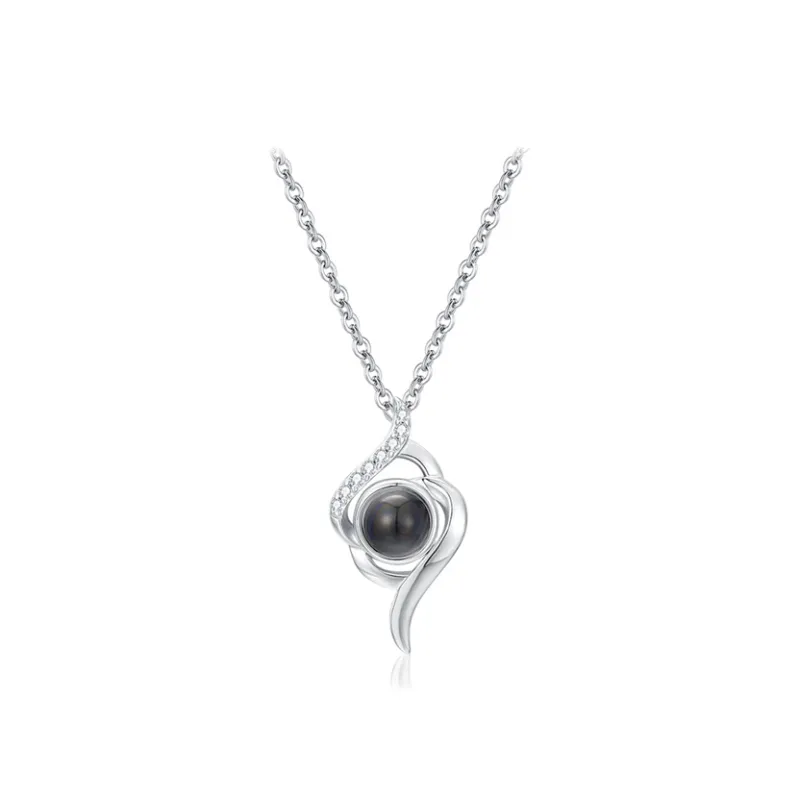 LOVE WHEEL S925 Silver Necklaces Women's-0