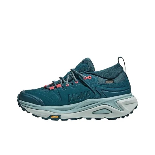 HOKA ONE ONE Kaha 3 Wear resistant And Waterproof Mid Top Hiking Shoes Women's Blue