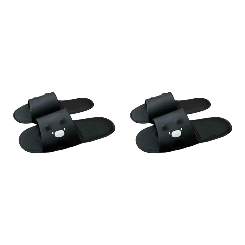 SHIGUDE Home Slippers Unisex, Black-9