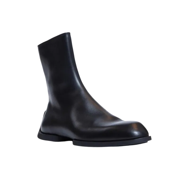 JIL SANDER Ankle Boots Men's Black-3