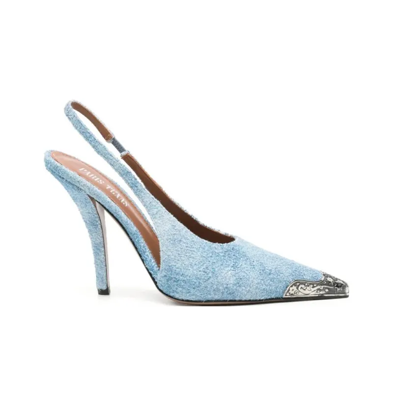 Paris Texas Jessica Western Slingback Pumps-1