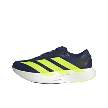 Adidas Adizero Evo SL Anti Slip Wear Resistant Low Top Running Shoes Men's Blue Yellow
