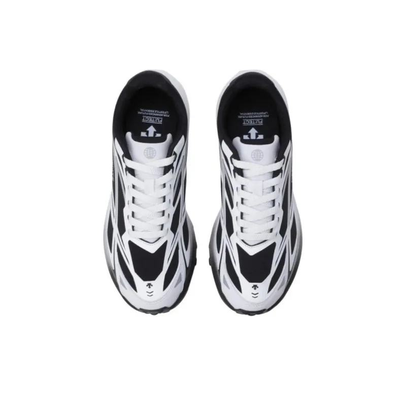 DESCENTE PUTECT V2 Anti Slip Wear Resistant Low Top Casual Shoes Unisex White Black-2
