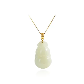 CUIYOUSHIJIA Hetian Jade Pendants Pale Greenish White Jade Women's