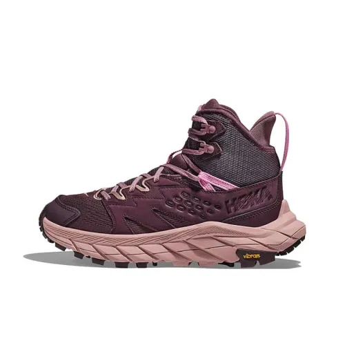 HOKA ONE ONE Anacapa Breeze Abrasion Resistant Mid Top Trekking Shoes Women's Purple