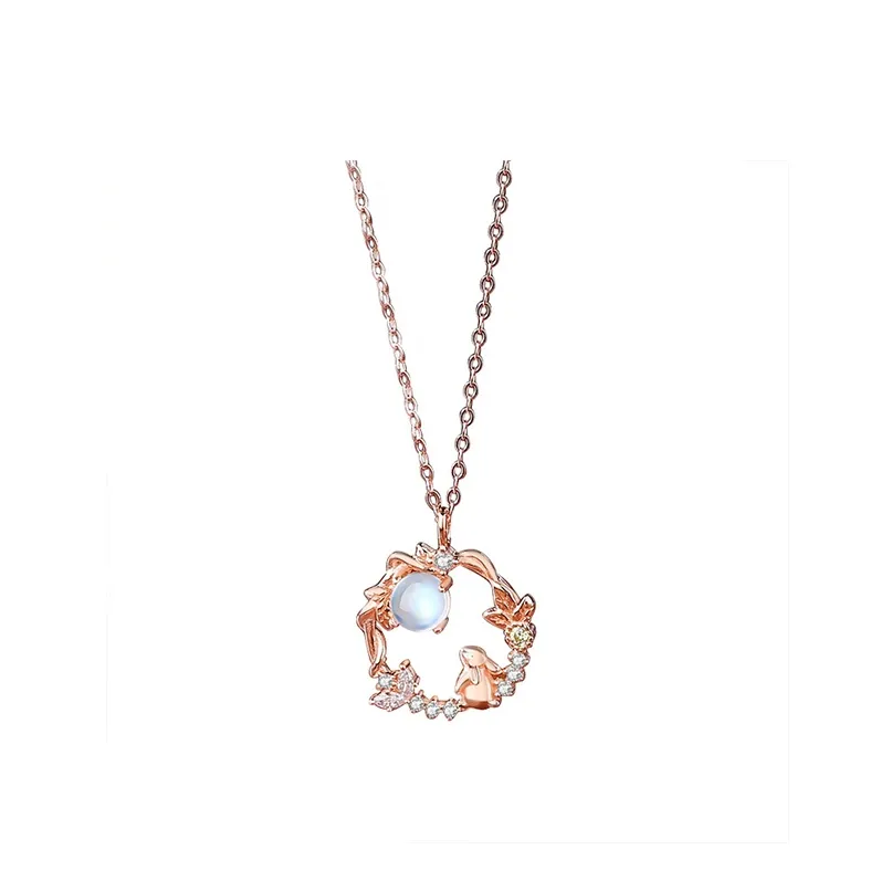 LOVE WHEEL S925 Silver Necklaces Women's-0