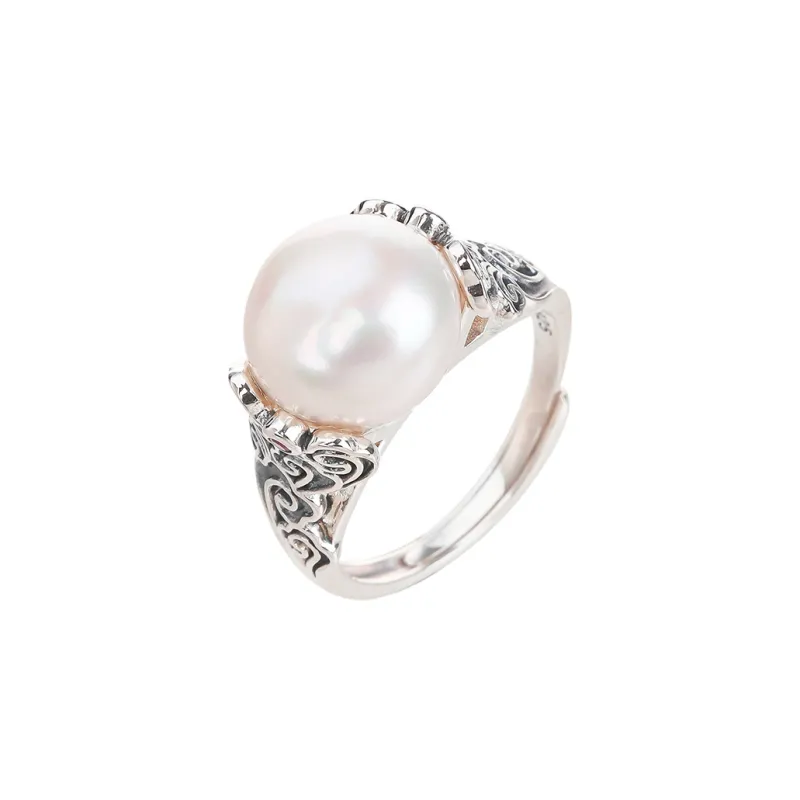 Xiaoyinjiang Pearl Rings Women's-0