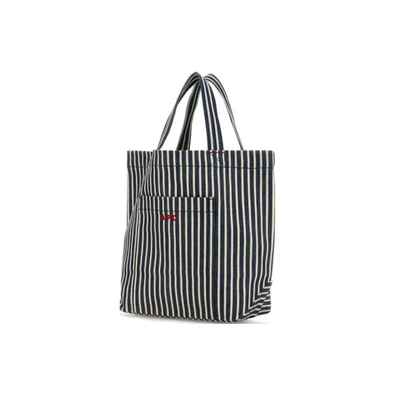 A.P.C Mini Thais Striped Tote Bag-1