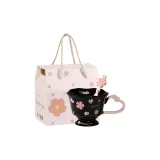 Style B Black-Cherry Blossom Stemmed Glass