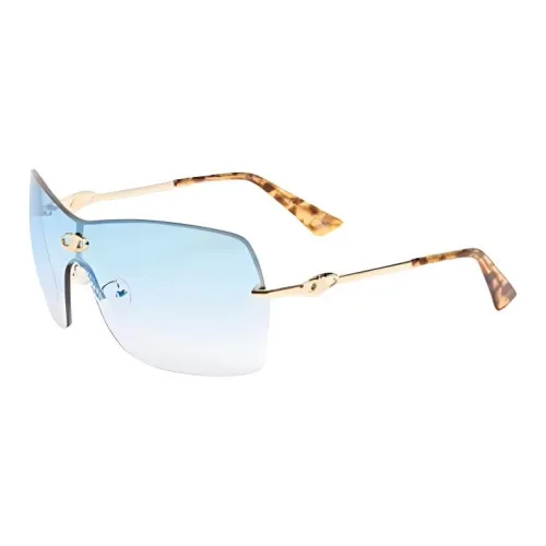 Le Specs Metal Alloys Irregular Shape sunglasses ports Women's Gold