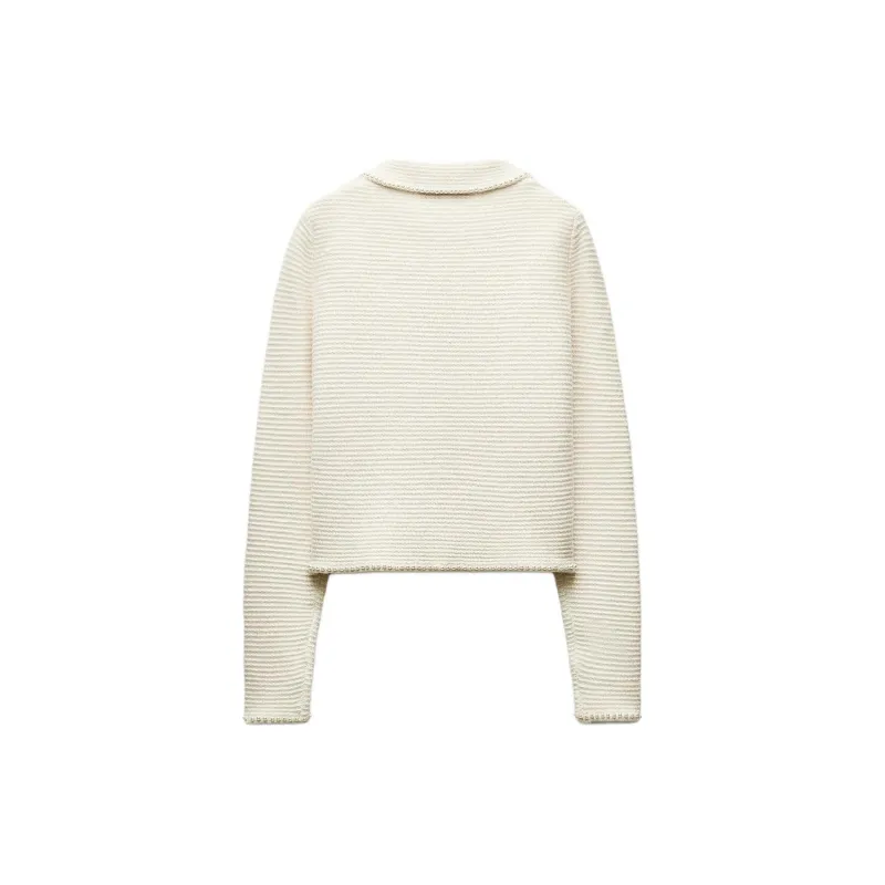 ZARA Jackets Coats Women's Raw White-1
