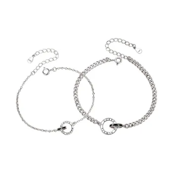 VERENA REINE S925 Silver Bracelets Unisex