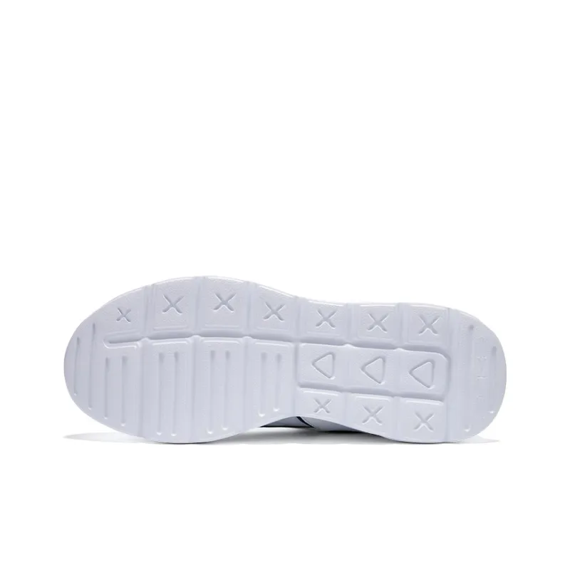 Erke Cushioning Breathable Lightweight Low-Top Casual Shoes Men's Uke White Strait Bay Blue-6
