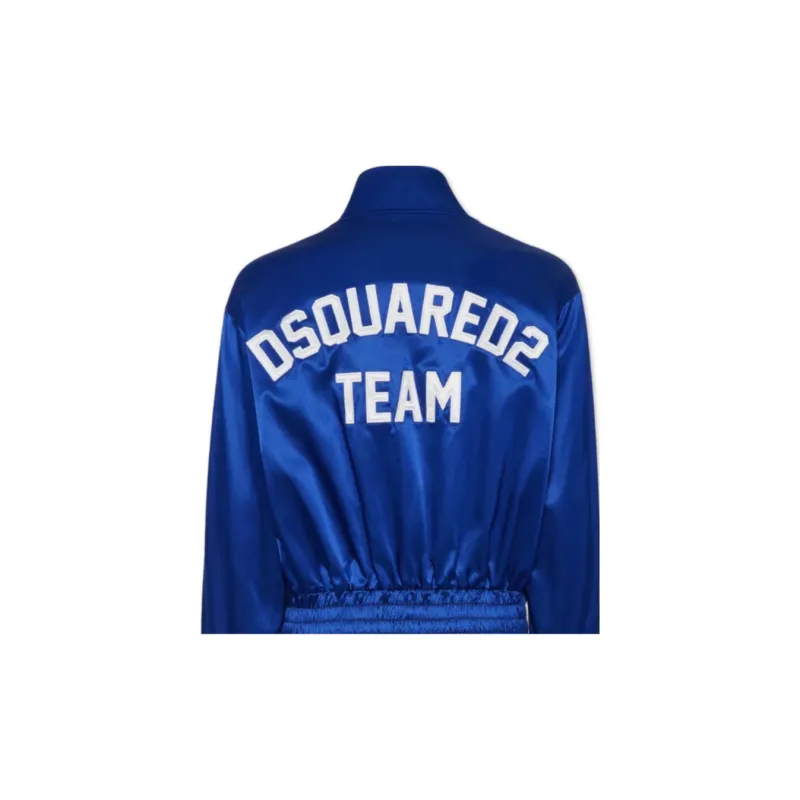 DSQUARED2 Logo Appliqué Track Jacket-4