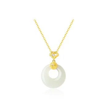 CHINA GOLD Chalcedony Necklaces Women's