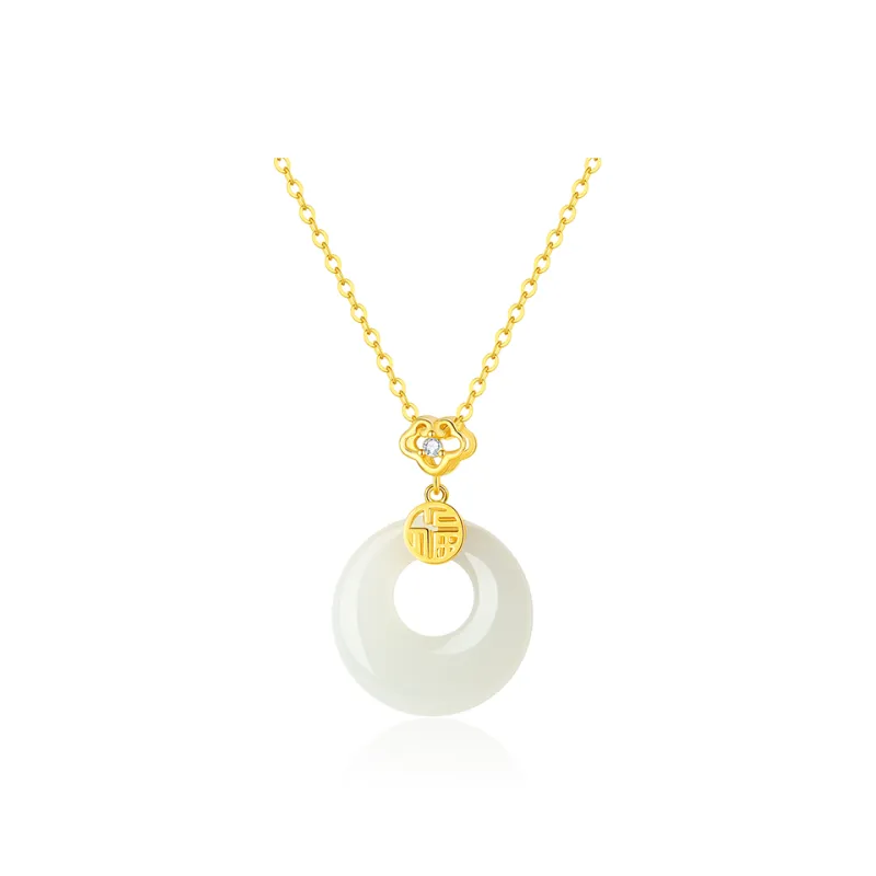 CHINA GOLD Chalcedony Necklaces Women's-0