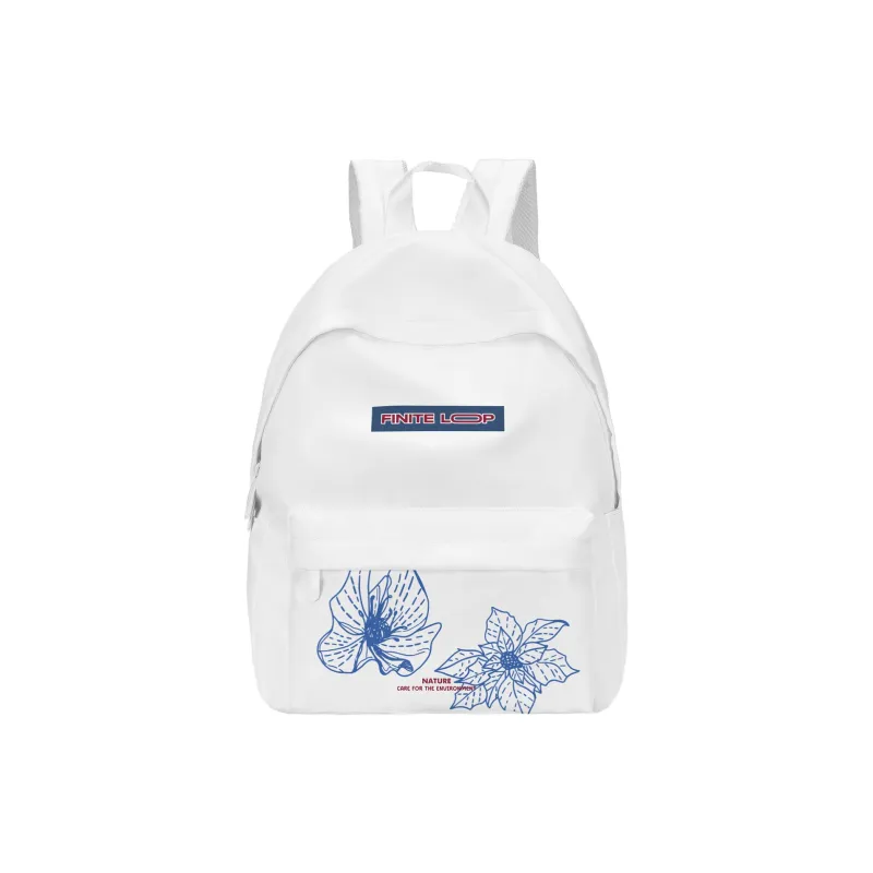 FINITE LOOP Eco Friendly Fabric Backpack Unisex Multicolor-5