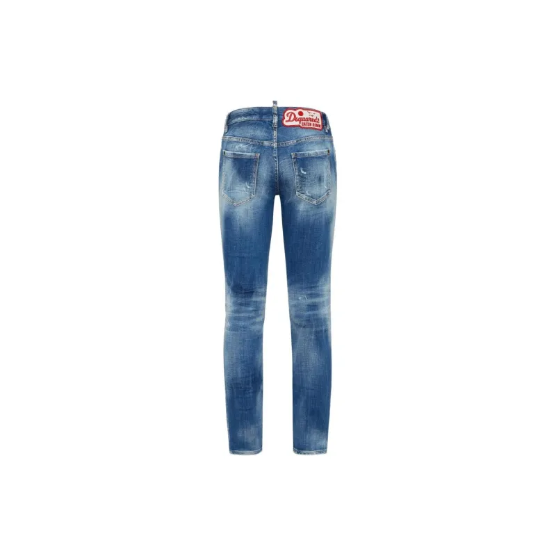 DSQUARED 2 Distressed Medium Waist Jennifer Jeans-1