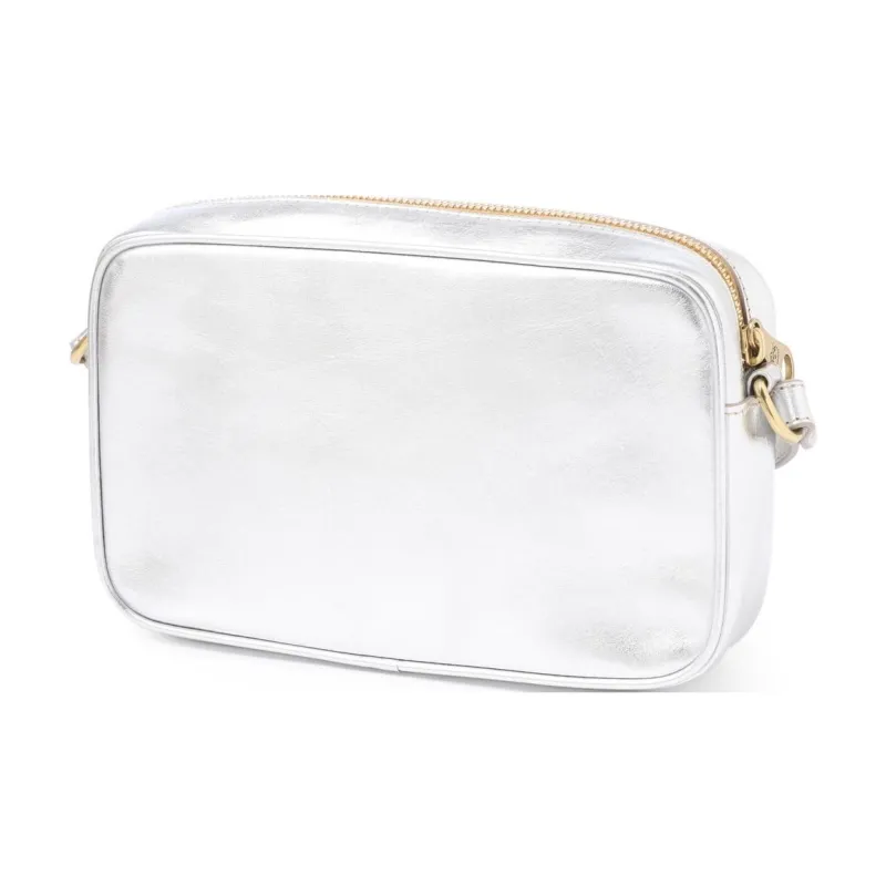 Il Bisonte Cow Leather Crossbody Bag, Shoulder Bag Women's Silver-3
